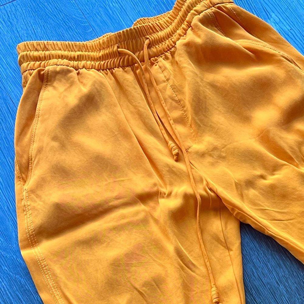 Orange zara pants